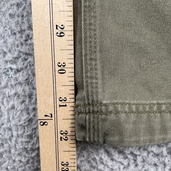 Duluth Trading Co Carpenter Pants Mens 40x34 Twill Relaxed Fit Green Khaki - Picture 5 of 8